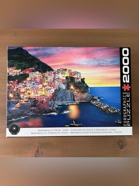 Eurographics Puzzle 2000 ‘Manarola at Dusk - Italy’